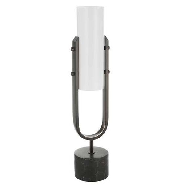 Runway Black and White Two-Light Accent Lamp, image 4