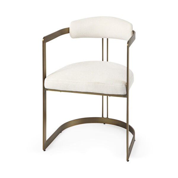 Hoskins Cream and Gold Dining Chair, image 1