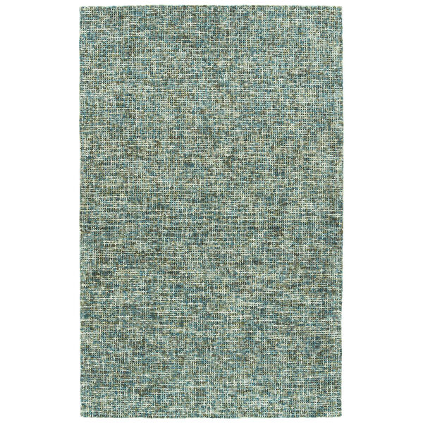 Lucero Teal Hand-Tufted 4Ft. x 6Ft. Rectangle Rug, image 1