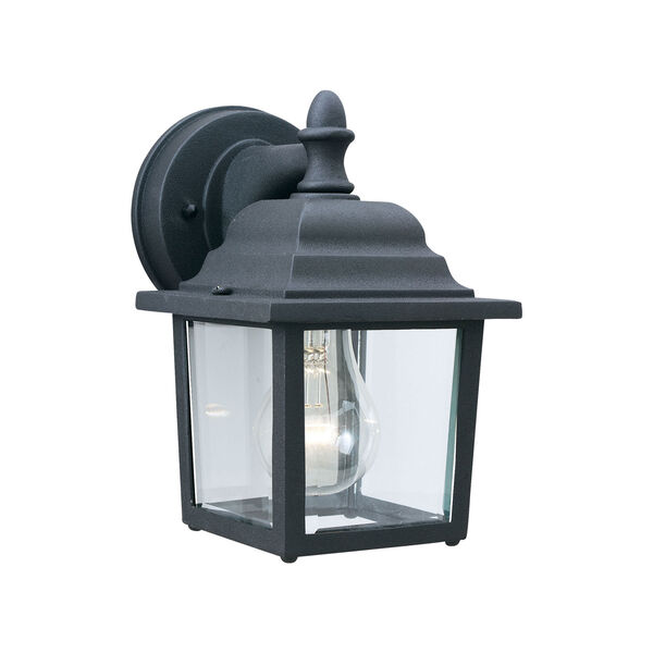 Hawthorne Black Nine-Inch Outdoor Wall Sconce, image 1