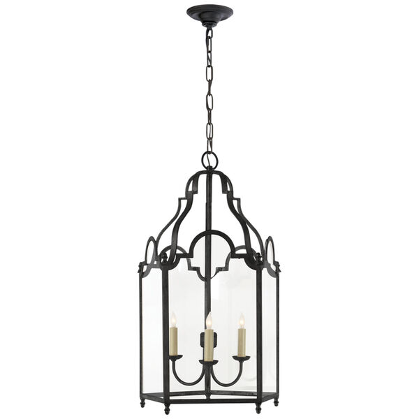 French Market Medium Lantern in Black Rust by Chapman and Myers, image 1