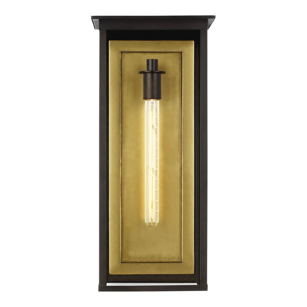Freeport Heritage Copper Black 10-Inch One-Light Outdoor Wall Sconce, image 1