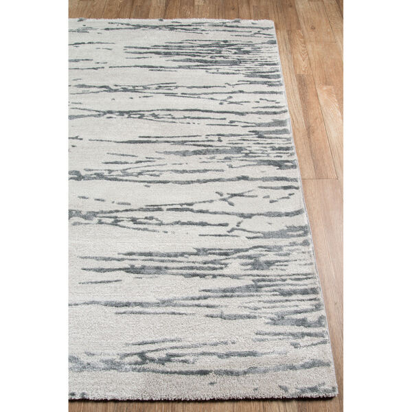 Matrix Abstract Gray Rectangular: 7 Ft. 6 In. x 9 Ft. 6 In. Rug, image 3