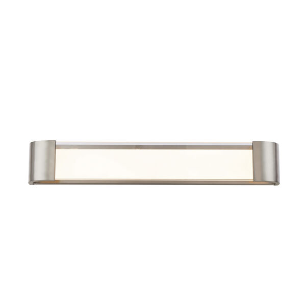 Melrose Brushed Nickel 32-Inch LED Bath Strip, image 2