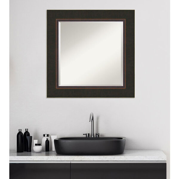 Milano Bronze 26-Inch Bathroom Wall Mirror, image 5