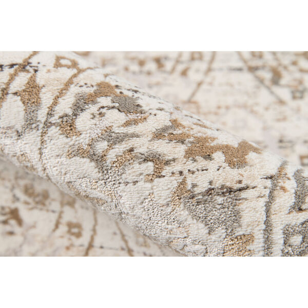 Juliet Ivory Distressed Rectangular: 8 Ft. 6 In. x 11 Ft. 6 In. Rug, image 5