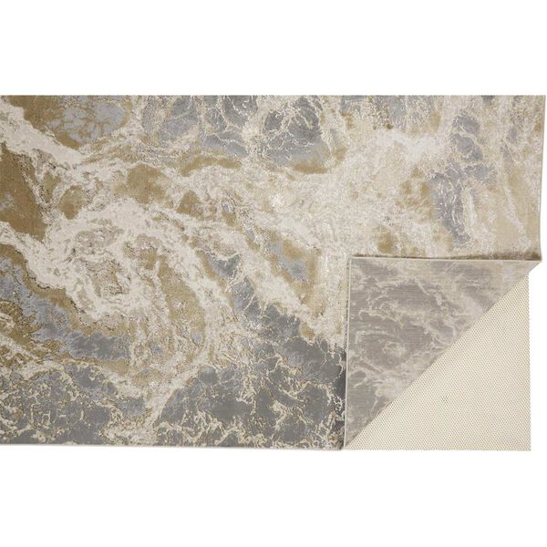 Aura Ivory Silver Gold Area Rug, image 6