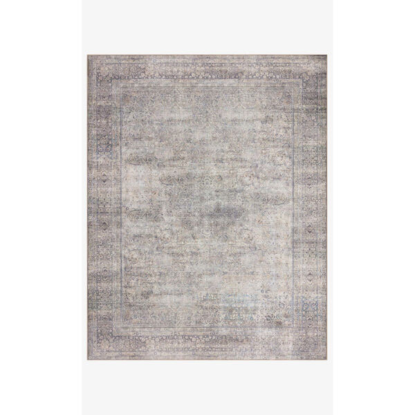 Wynter Silver and Charcoal Rectangular: 2 Ft. 3 In. x 3 Ft. 9 In. Area Rug, image 1