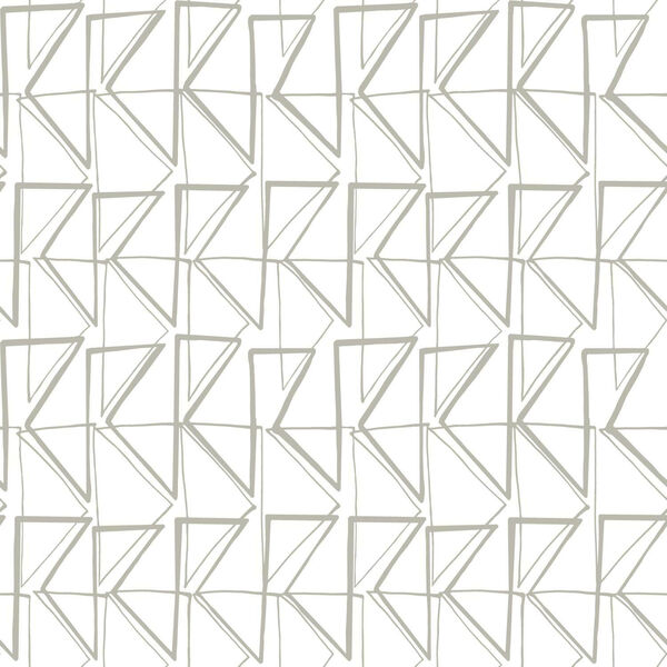 Risky Business III Metallic Glint Love Triangles Peel and Stick Wallpaper, image 2