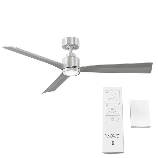 Clean Brushed Aluminum 52-Inch LED Ceiling Fan, image 3