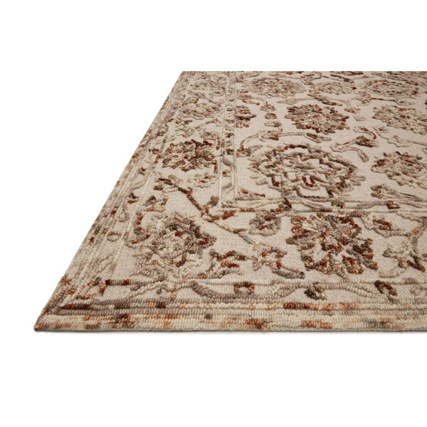 Halle Taupe Rust Rectangular: 2 Ft. 6 In. x 7 Ft. 6 In. Rug, image 3
