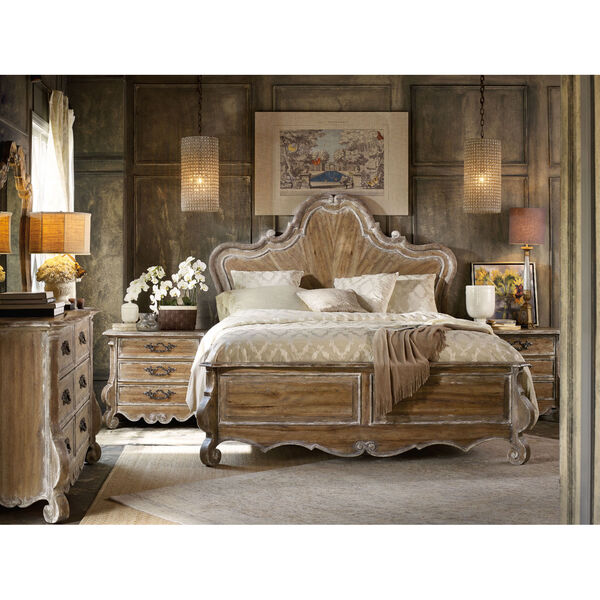 Chatelet California King Wood Panel Bed, image 2