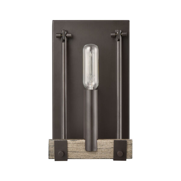 Transitions Oil Rubbed Bronze and Aspen One-Light Bath Vanity, image 2