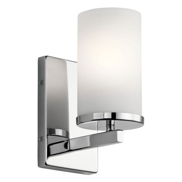 Crosby Chrome 5-Inch One-Light Wall Sconce, image 1