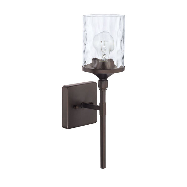 HomePlace Colton Bronze 17-Inch One-Light Wall Sconce, image 1