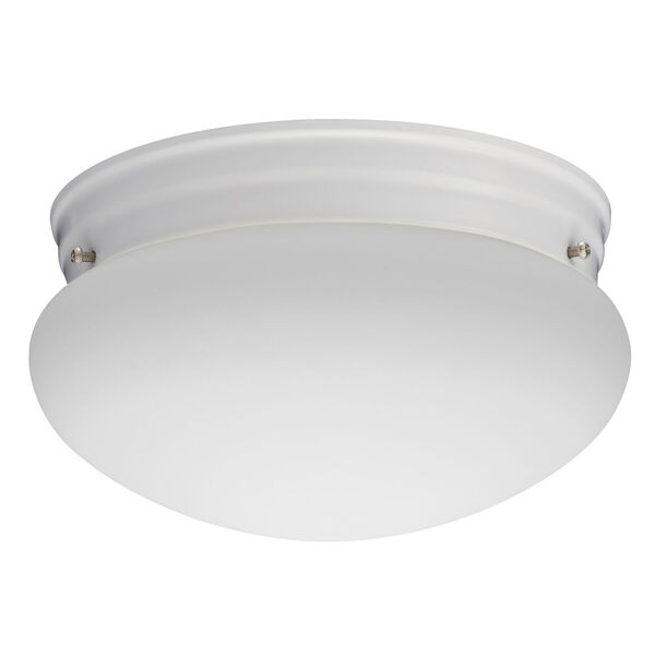 FMMUSL 9 14840 WH M4 Essentials 9 in. White LED Mushroom Flush Mount with Shade 4000K, image 1