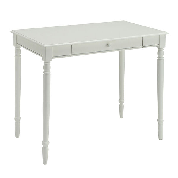 French Country Desk in White, image 4