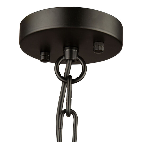 Coco Gold and Black Five-Light Chandelier, image 6