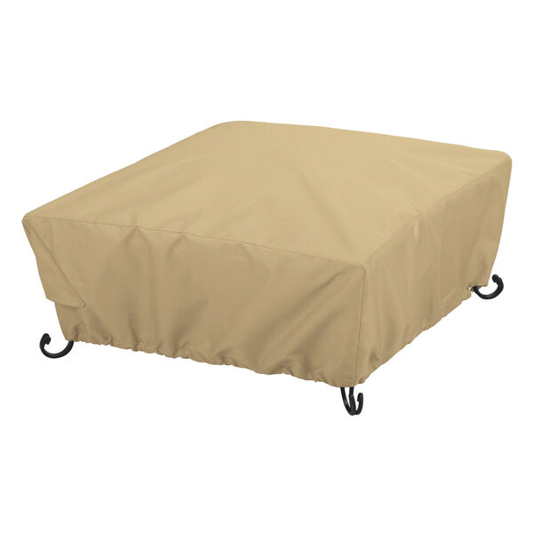 Palm Sand Full Coverage Square Fire Pit Cover, image 1