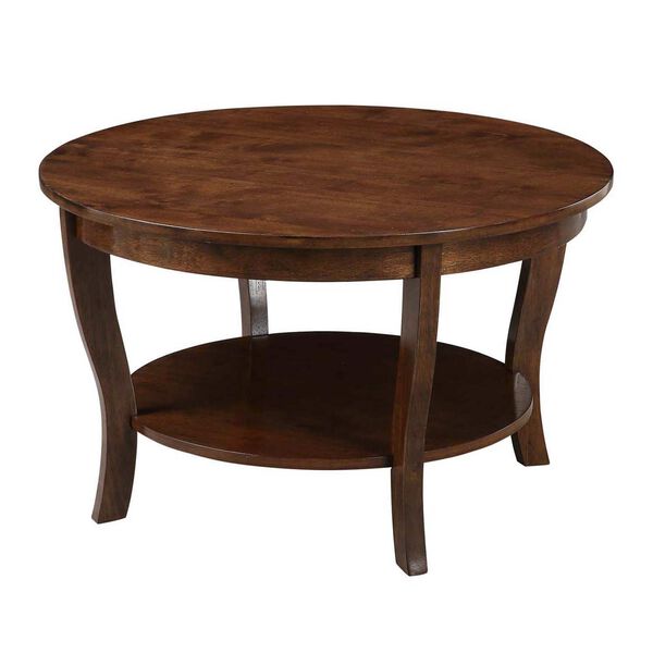 American Heritage Round Coffee Table in Espresso, image 1