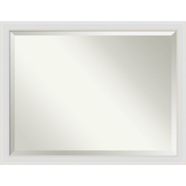 Flair White Bathroom Vanity Wall Mirror, image 1