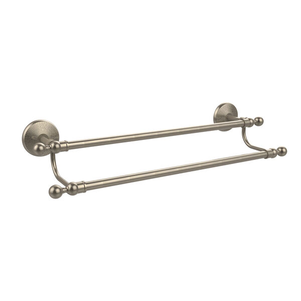 Monte Carlo Collection 24 Inch Double Towel Bar, Antique Pewter, image 1