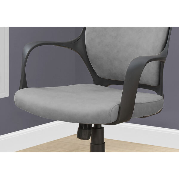 Gray 46-Inch High Back Executive Office Chair, image 3