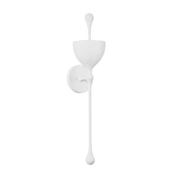 Antalya Gesso White Integrated LED Wall Sconce, image 1