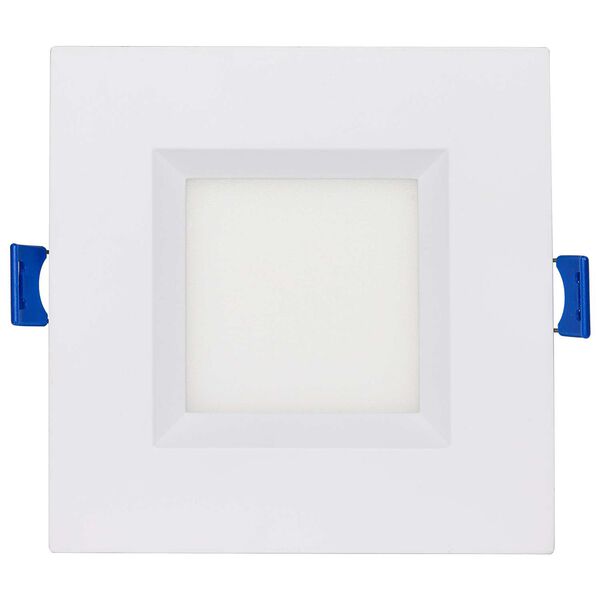 Starfish White Four-Inch Integrated LED Square Regress Baffle Downlight, image 2