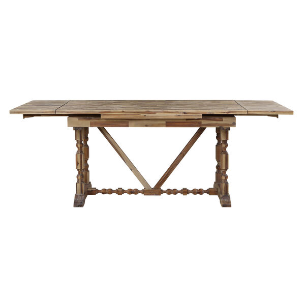 Vail II Natural Brown Counter Height Extendable Dining Table, image 5