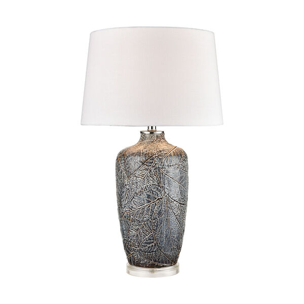 Forage Winter Grey and Clear One-Light Table Lamp, image 1
