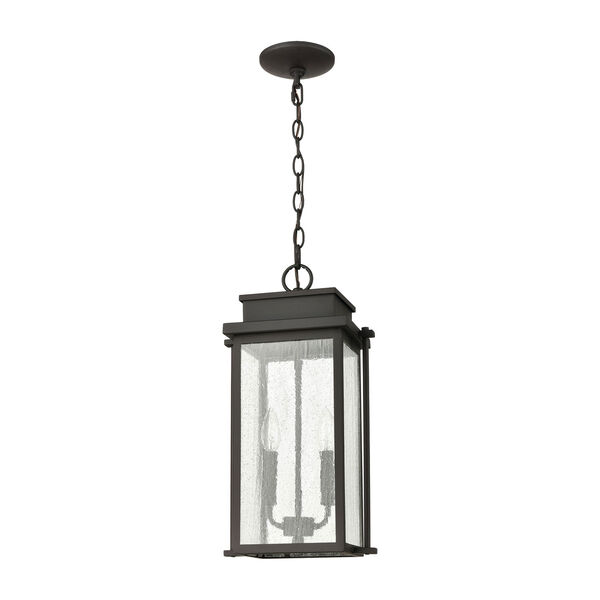 Braddock Architectural Bronze Two-Light Outdoor Pendant, image 2