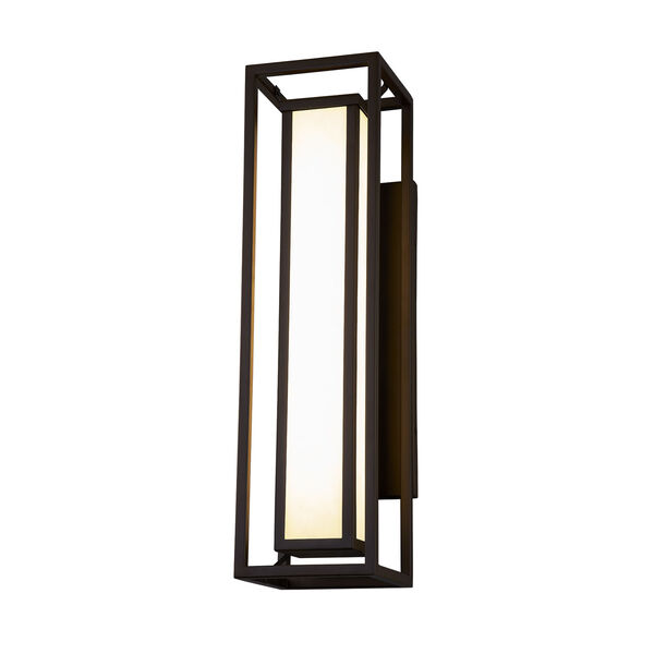 Fusion Dark Bronze Two-Light LED Outdoor Wall Mount, image 1