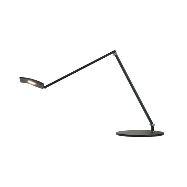 Mosso Metallic Black LED Pro Desk Lamp with Two-Piece Clamp, image 1