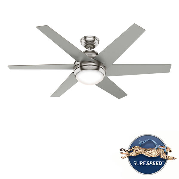 Sotto Brushed Nickel 52-Inch Ceiling Fan, image 3