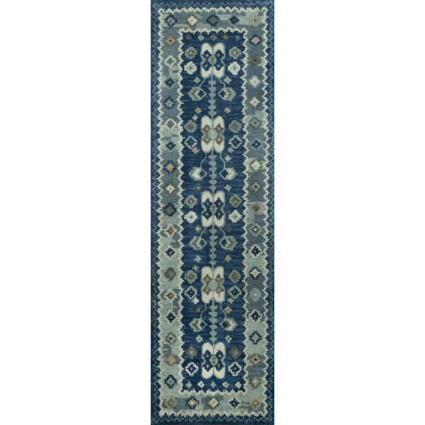 Tangier Blue and Grey Area Rug, image 6