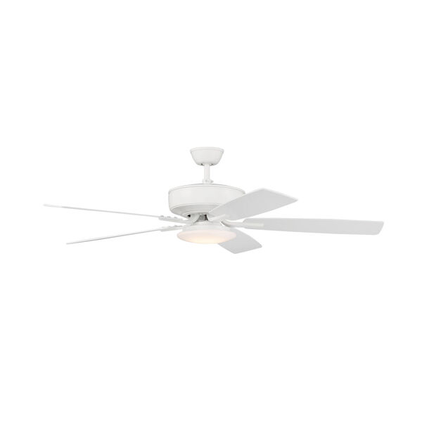 Pro Plus White 52-Inch LED Ceiling Fan, image 3