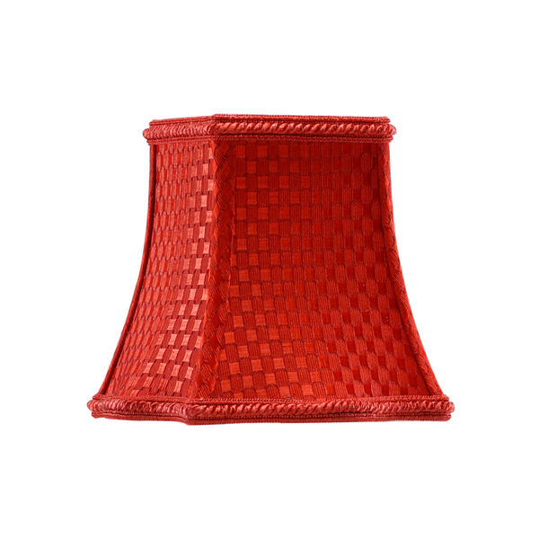Shiny Red Square Cabra Shade, Set of Six, image 1