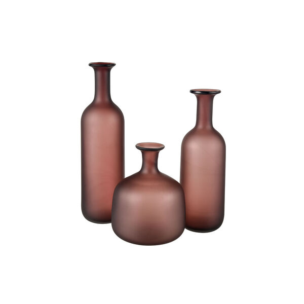 Riven Plum Medium Vase, Set of 2, image 2