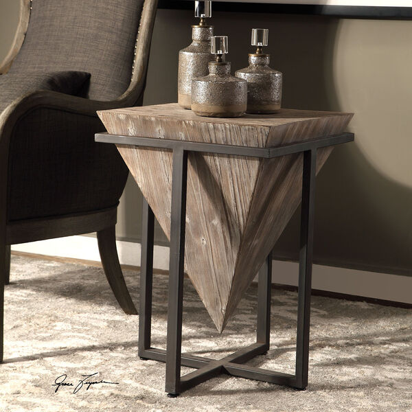 Bertrand Wood Accent Table, image 2