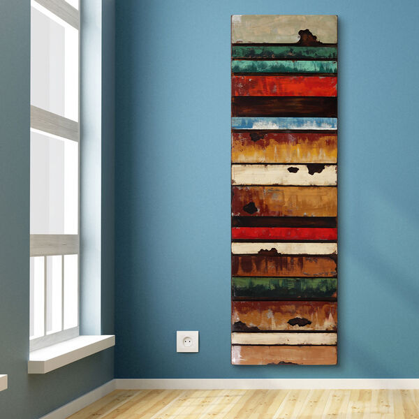 Rustic Flow 1 Mixed Media Iron Hand Painted Dimensional Wall Art, image 1