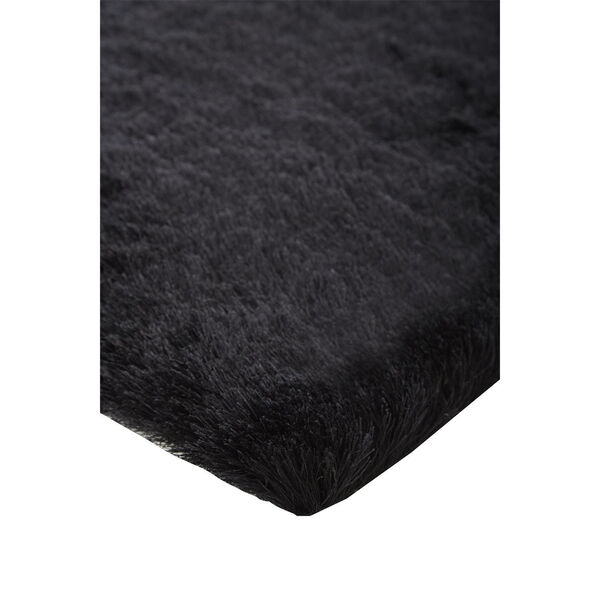 Indochine Plush Shag Metallic Sheen Black Area Rug, image 3