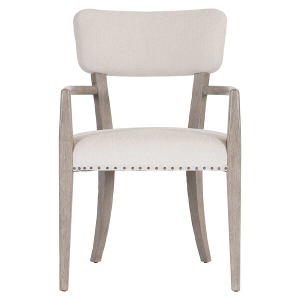 Albion Pewter and Gray Arm Chair, image 3