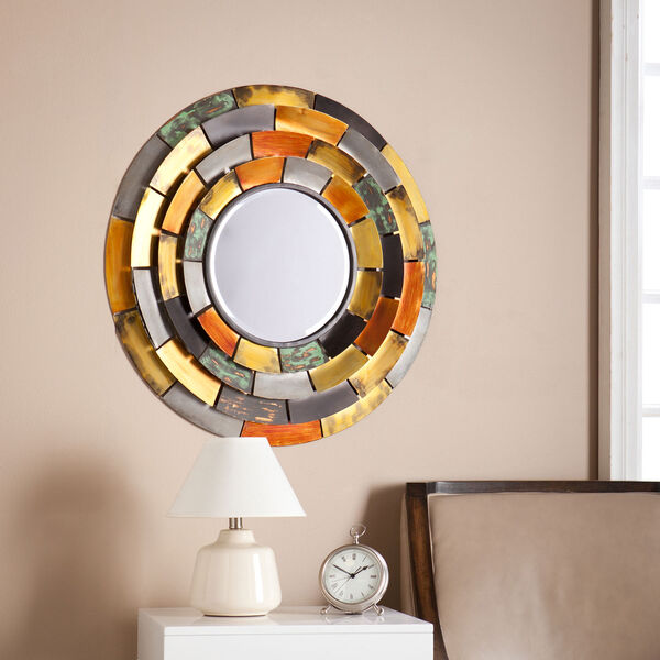 Baroda Round Decorative Mirror, image 1