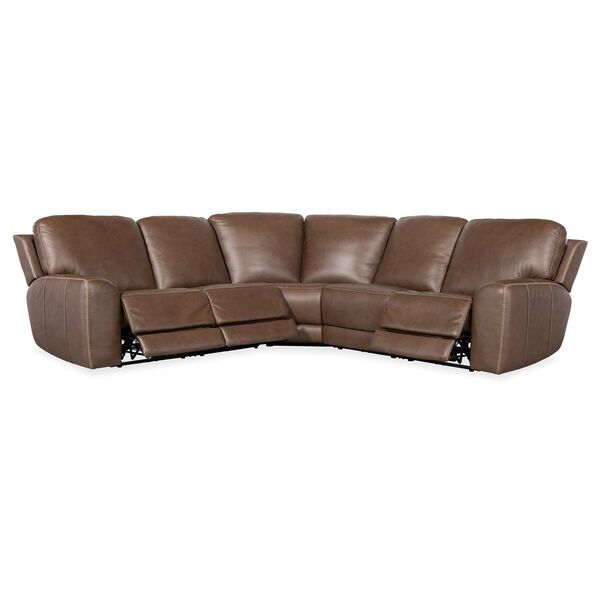 Light Brown Torres Five-Piece Power Recline Sectional, image 4