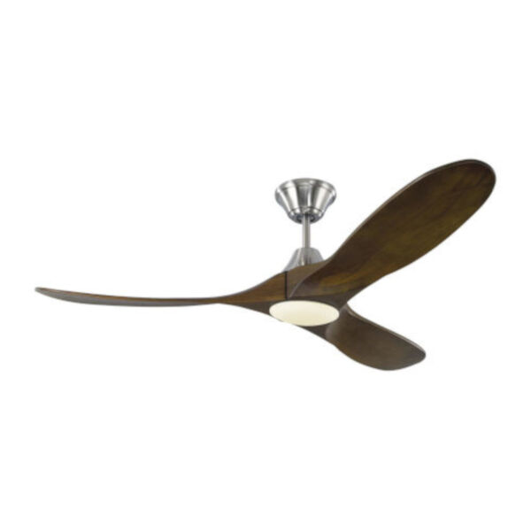 Maverick Brushed Steel 52-Inch LED Ceiling Fan, image 1