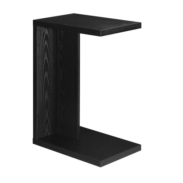 Northfield Black 16-Inch C Shaped End Table, image 4