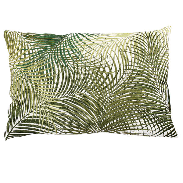 Palmetto Multicolor 14 x 20-Inch Embroidered Pillow, image 1