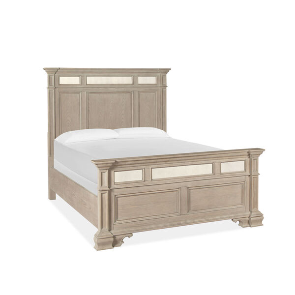 Jocelyn Weathered Taupe Complete Panel Bed, image 1