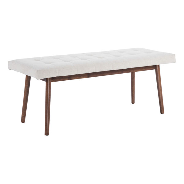 Casper Beige and Natural and Brown Bench, image 1